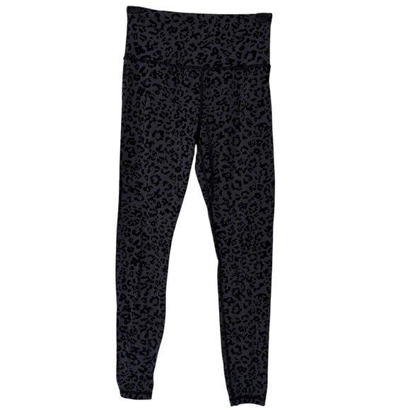 Athleta Other - Athleta Black / Gray Leopard Print Leggings